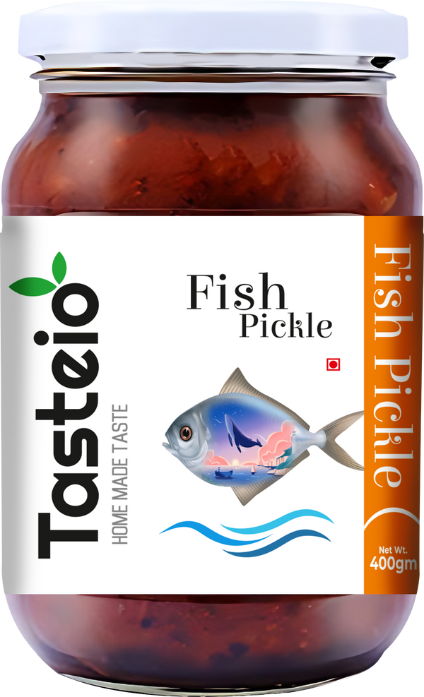 Tasteio Fish Pickle 400 g, front