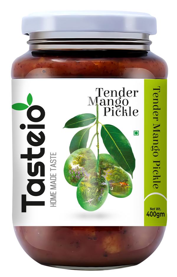 Tasteio Tender Mango Pickle 400 g, front