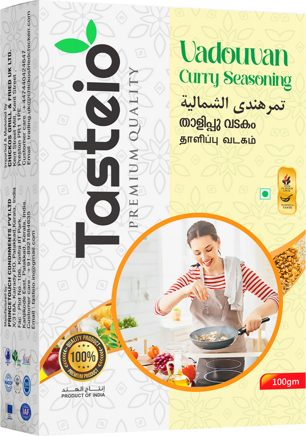 Tasteio Vaduvan curry seasoning 100 g box